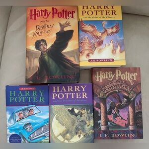 Harry Potter J.K Rowling Hard Cover Books 5/7